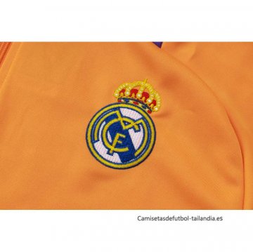 Chandal de Chaqueta del Real Madrid Nino 2024-2025 Naranja