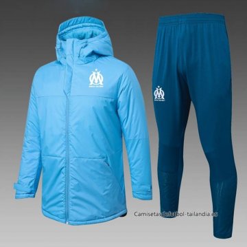 Chandal de Invierno del Olympique Marsella 2025-2026 Azul Blanco Chandal de Invierno del Olympique Marsella 2025-2026 Azul Blanco
