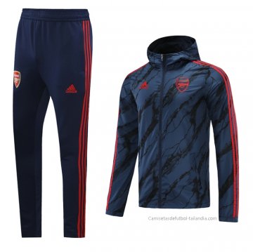 Chandal de Rompevientos del Arsenal 2021 Azul Chandal de Rompevientos del Arsenal 2021 Azul