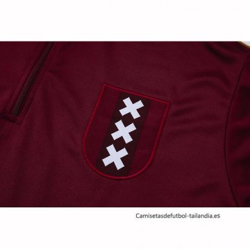 Chandal de Sudadera del Ajax Nino 2025-2026 Rojo