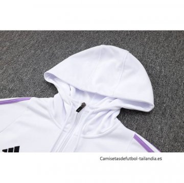 Chandal de Sudadera del Alemania 2024-2025 Blanco