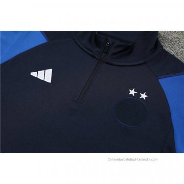 Chandal de Sudadera del Argelia 2023-2024 Azul