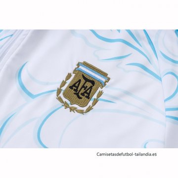 Chandal de Sudadera del Argentina Nino 2026-2027 Blanco