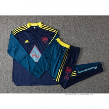 Chandal de Sudadera del Arsenal 2021-2022 Azul