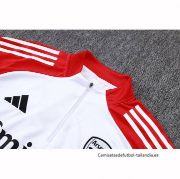 Chandal de Sudadera del Arsenal 2025-2026 Blanco