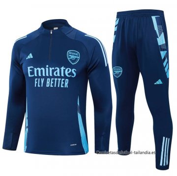 Chandal de Sudadera del Arsenal Nino 2024-2025 Azul Chandal de Sudadera del Arsenal Nino 2024-2025 Azul