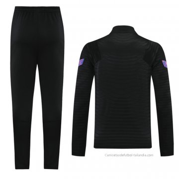 Chandal de Sudadera del Barcelona 2021-2022 Negro