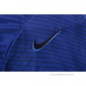 Chandal de Sudadera del Barcelona 2022-2023 Azul