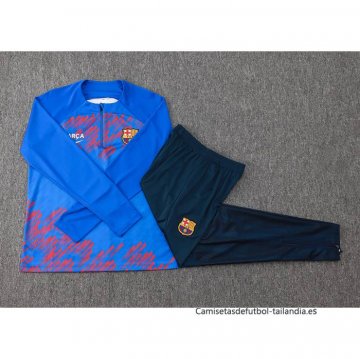 Chandal de Sudadera del Barcelona 2024-2025 Azul