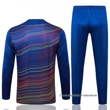 Chandal de Sudadera del Barcelona 2025-2026 Azul Amarillo