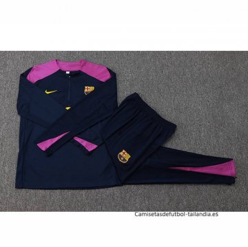Chandal de Sudadera del Barcelona 2025-2026 Negro Purpura