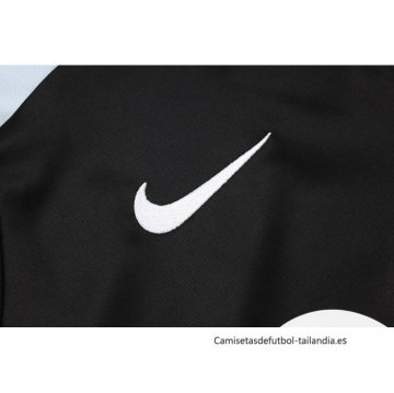 Chandal de Sudadera del Barcelona Nino 2024-2025 Negro y Gris