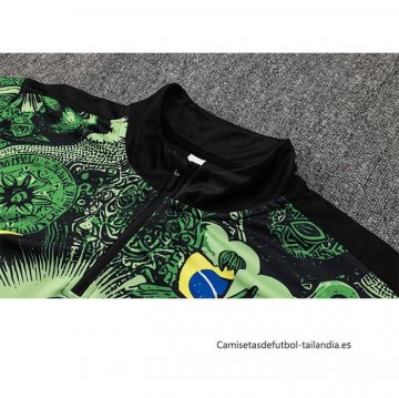 Chandal de Sudadera del Brasil Jesus 2024-2025 Verde