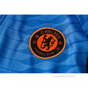 Chandal de Sudadera del Chelsea 2021-2022 Azul