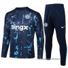 Chandal de Sudadera del Chelsea 2024-2025 Azul Oscuro Chandal de Sudadera del Chelsea 2024-2025 Azul Oscuro