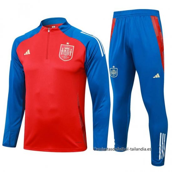 Chandal de Sudadera del Espana 2024-2025 Rojo - Haga un click en la imagen para cerrar