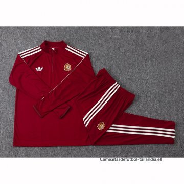 Chandal de Sudadera del Espana Nino 2026-2027 Rojo