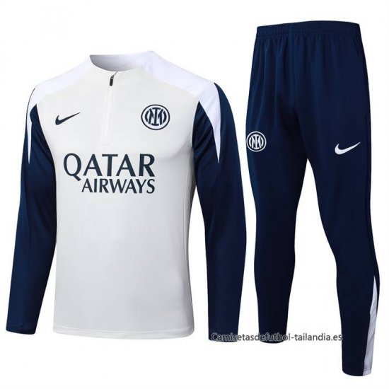 Chandal de Sudadera del Inter Milan 2025-2026 Blanco - Haga un click en la imagen para cerrar