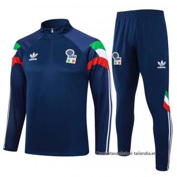 Chandal de Sudadera del Italia 2024-2025 Azul Chandal de Sudadera del Italia 2024-2025 Azul