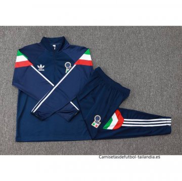Chandal de Sudadera del Italia 2024-2025 Azul