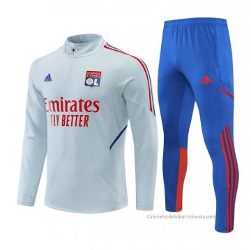 Chandal de Sudadera del Lyon 2022-2023 Gris Chandal de Sudadera del Lyon 2022-2023 Gris