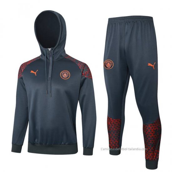 Chandal de Sudadera del Manchester City 2023-2024 Gris - Haga un click en la imagen para cerrar