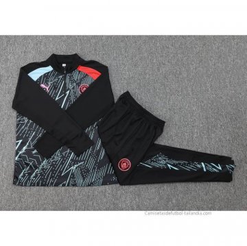Chandal de Sudadera del Manchester City Nino 2023-2024 Negro