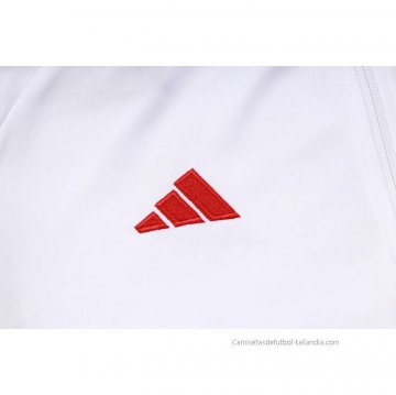 Chandal de Sudadera del Manchester United Nino 2023-2024 Blanco