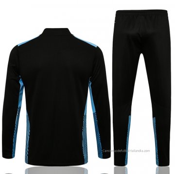 Chandal de Sudadera del Olympique Marsella 2021-2022 Negro