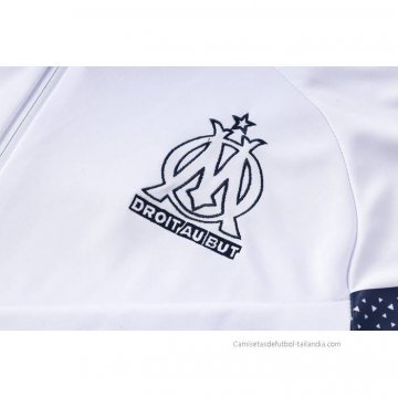 Chandal de Sudadera del Olympique Marsella 2022-2023 Blanco