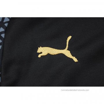 Chandal de Sudadera del Olympique Marsella 2023-2024 Negro y Gris