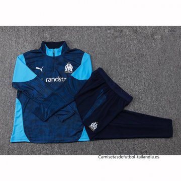 Chandal de Sudadera del Olympique Marsella Nino 2025-2026 Azul