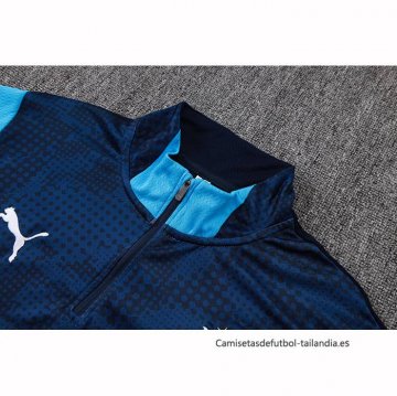 Chandal de Sudadera del Olympique Marsella Nino 2025-2026 Azul