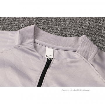Chandal de Sudadera del Paris Saint-Germain 2021-2022 Gris