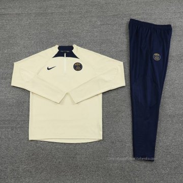 Chandal de Sudadera del Paris Saint-Germain 2023-2024 Amarillo
