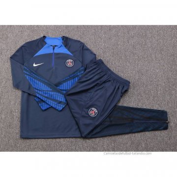 Chandal de Sudadera del Paris Saint-Germain 2022-2023 Azul