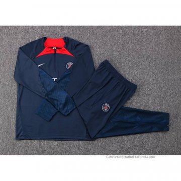 Chandal de Sudadera del Paris Saint-Germain 2022-2023 Azul Oscuro