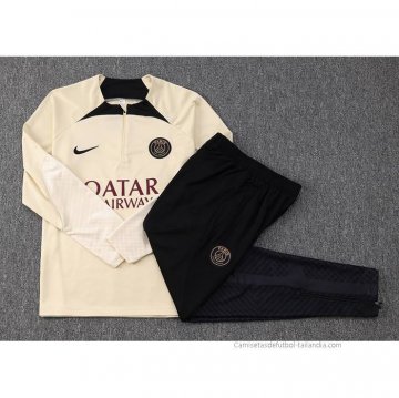 Chandal de Sudadera del Paris Saint-Germain 2023-2024 Amarillo