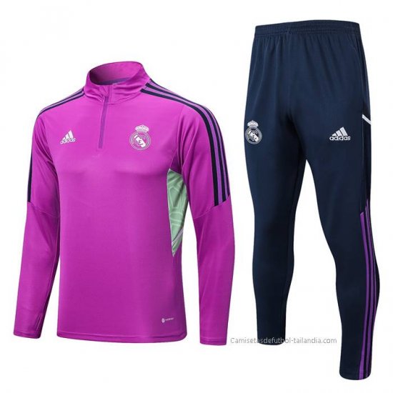 Chandal de Sudadera del Real Madrid 2022-2023 Purpura - Haga un click en la imagen para cerrar