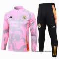 Chandal de Sudadera del Real Madrid Dragon 2024-2025 Rosa