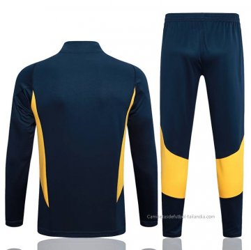 Chandal de Sudadera del Real Madrid Nino 2023-2024 Azul