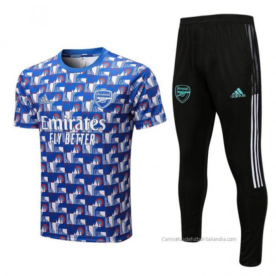 Chandal del Arsenal Manga Corta 2022-2023 Azul - Haga un click en la imagen para cerrar