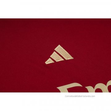 Chandal del Arsenal Manga Corta 2023-2024 Rojo - Pantalon Corto