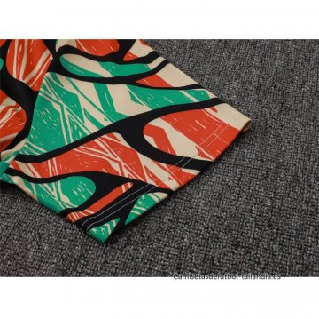 Chandal del Arsenal Manga Corta 2024-2025 Rojo Verde - Pantalon Corto