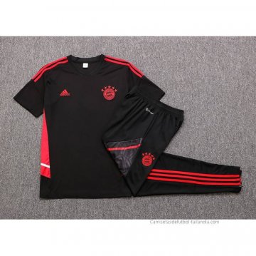 Chandal del Bayern Munich Manga Corta 2022-2023 Negro