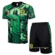 Chandal del Brasil Jesus Manga Corta 2024-2025 Verde - Pantalon Corto
