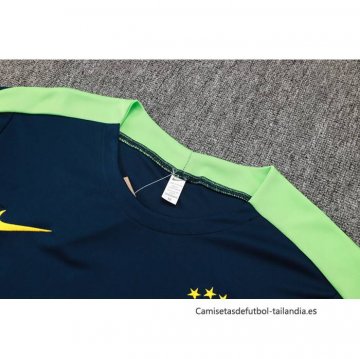 Chandal del Brasil Manga Corta 2024-2025 Azul - Pantalon Corto