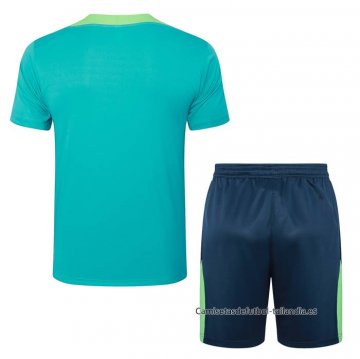 Chandal del Brasil Manga Corta 2024-2025 Verde - Pantalon Corto