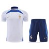 Chandal del Francia Manga Corta 2022-2023 Blanco - Pantalon Corto Chandal del Francia Manga Corta 2022-2023 Blanco - Pantalon Corto