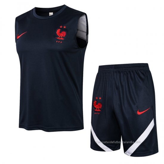 Chandal del Francia Sin Mangas 2021-2022 Azul - Haga un click en la imagen para cerrar